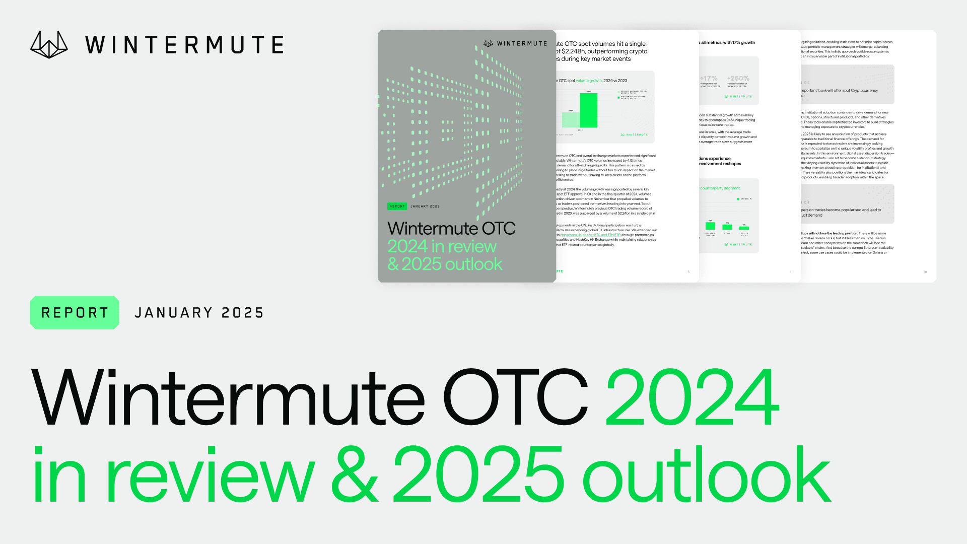 Infographic of Wintermute 2024 OTC Report