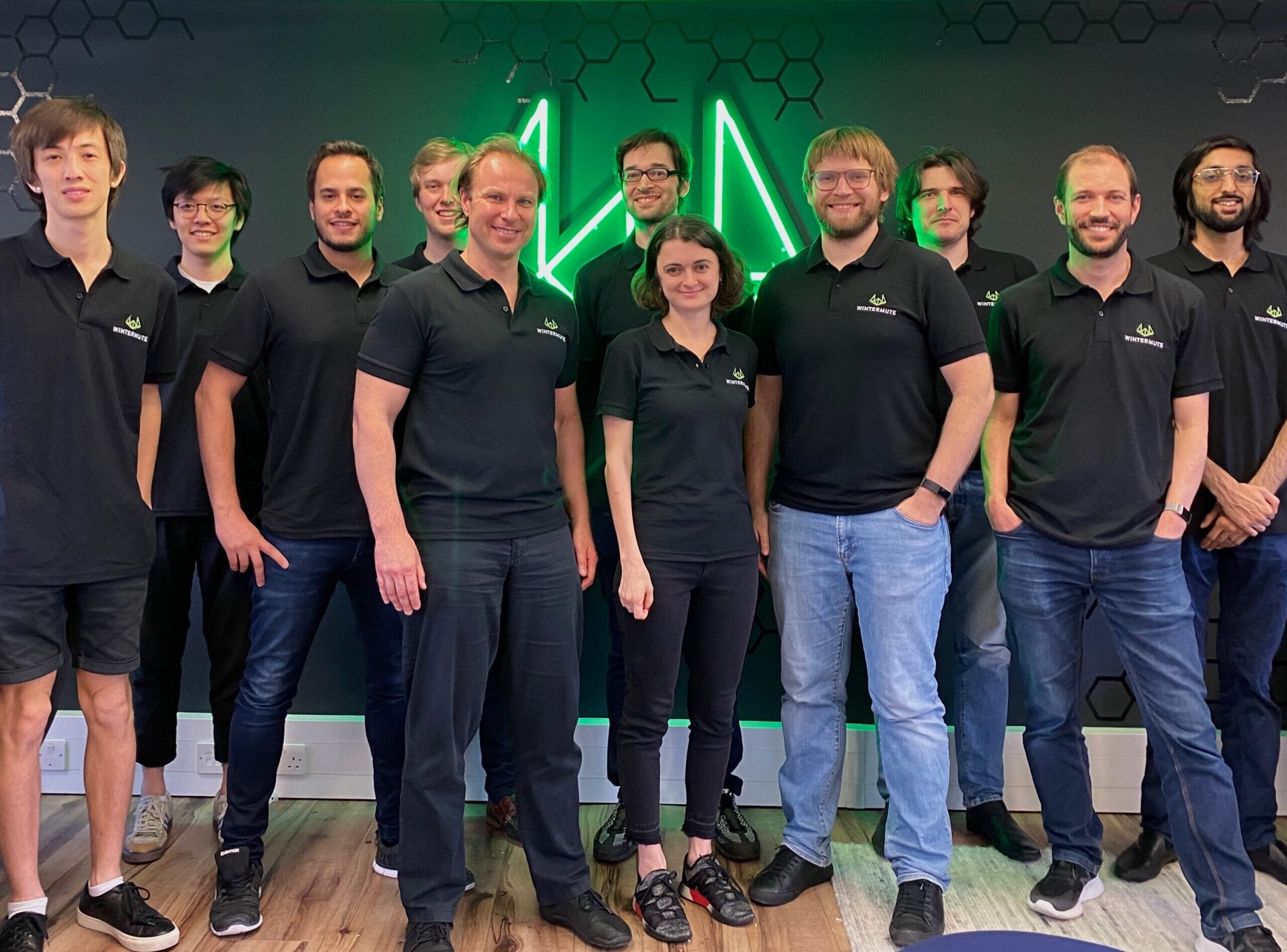 Image of Wintermute team at London office